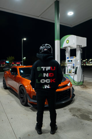 “STFU AND LOCK IN.” HOODIE